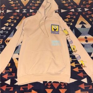 Nickelodeon Beige SpongeBob Graphic Hoodie - Men